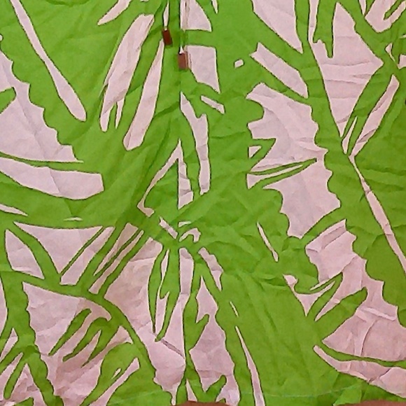 NWOT Lilly Pulitzer Anniversary Bamboo Pattern 3/4 Sleeve Low Cut Back Lined SzM - Picture 8 of 8